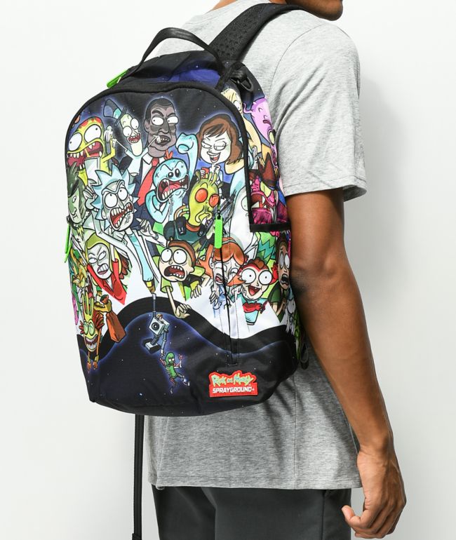 rick and morty backpack supreme